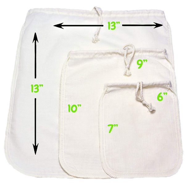 Nut Milk Bags - 3pk - Image 5